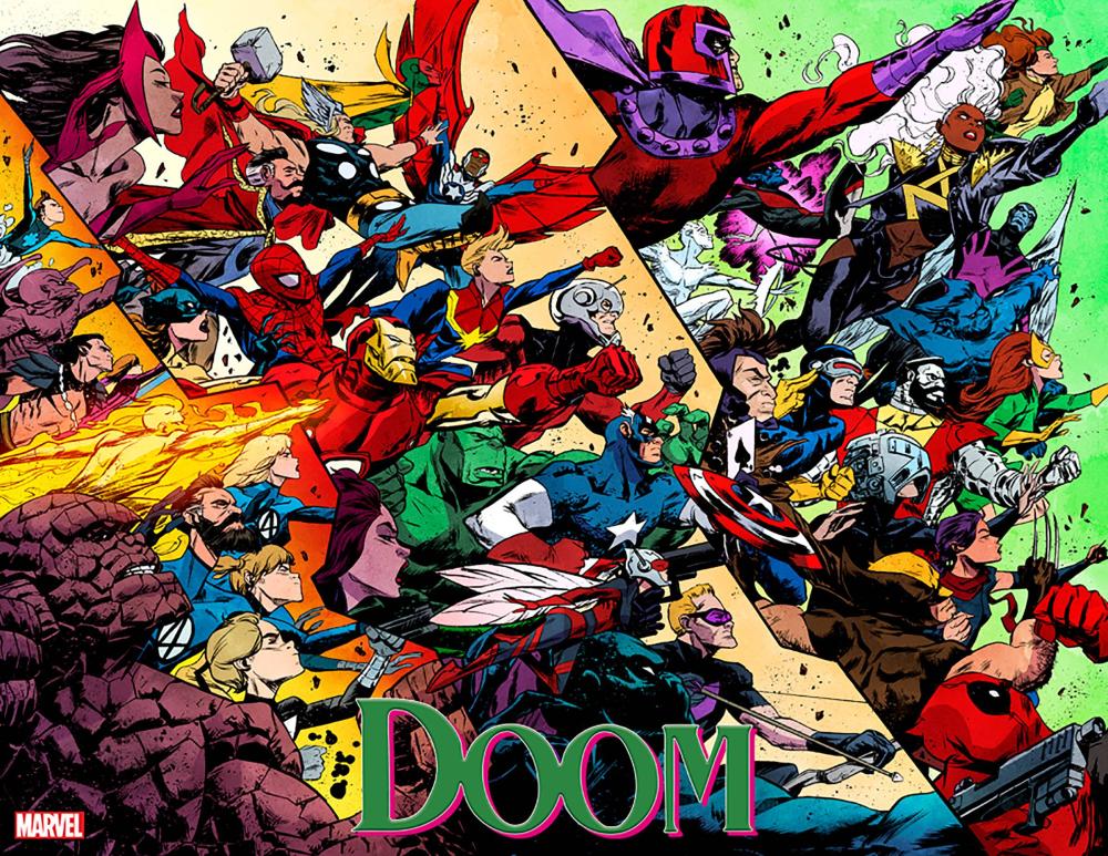 DOOM #1 SANFORD GREENE WRAPAROUND 2ND PRINTING VARIANT