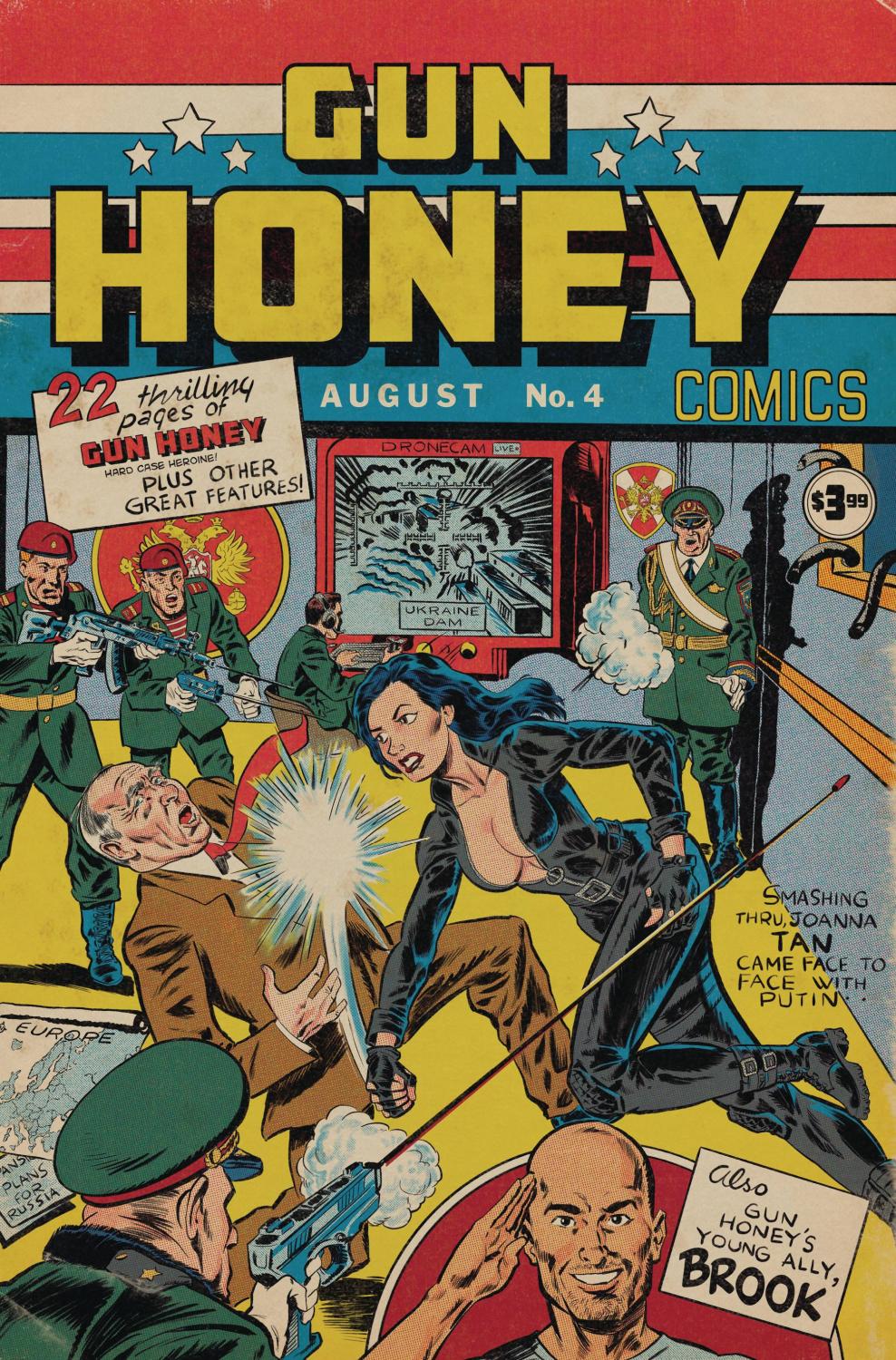 GUN HONEY COLLISION COURSE #4 FOC PEREIRA HOMAGE CVR A cover image