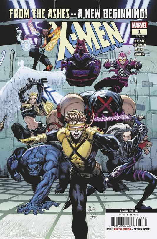 X-MEN #1 RYAN STEGMAN 2ND PRINTING VAR CVR A