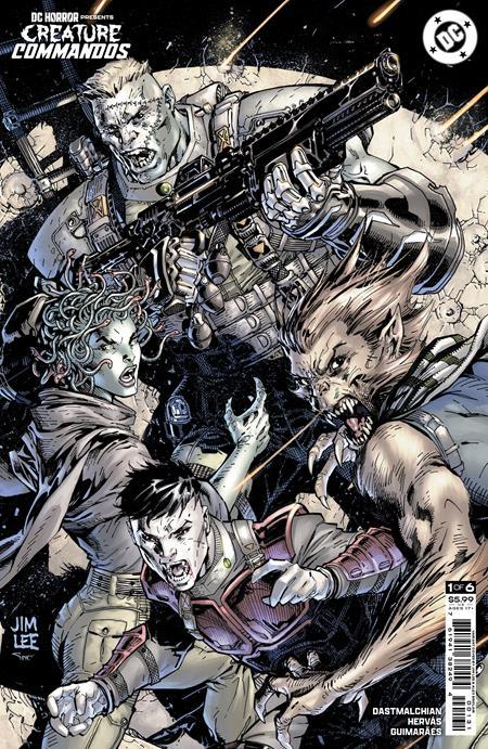 DC HORROR PRESENTS CREATURE COMMANDOS #1 CVR C JIM LEE CARD STOCK VAR OF 6