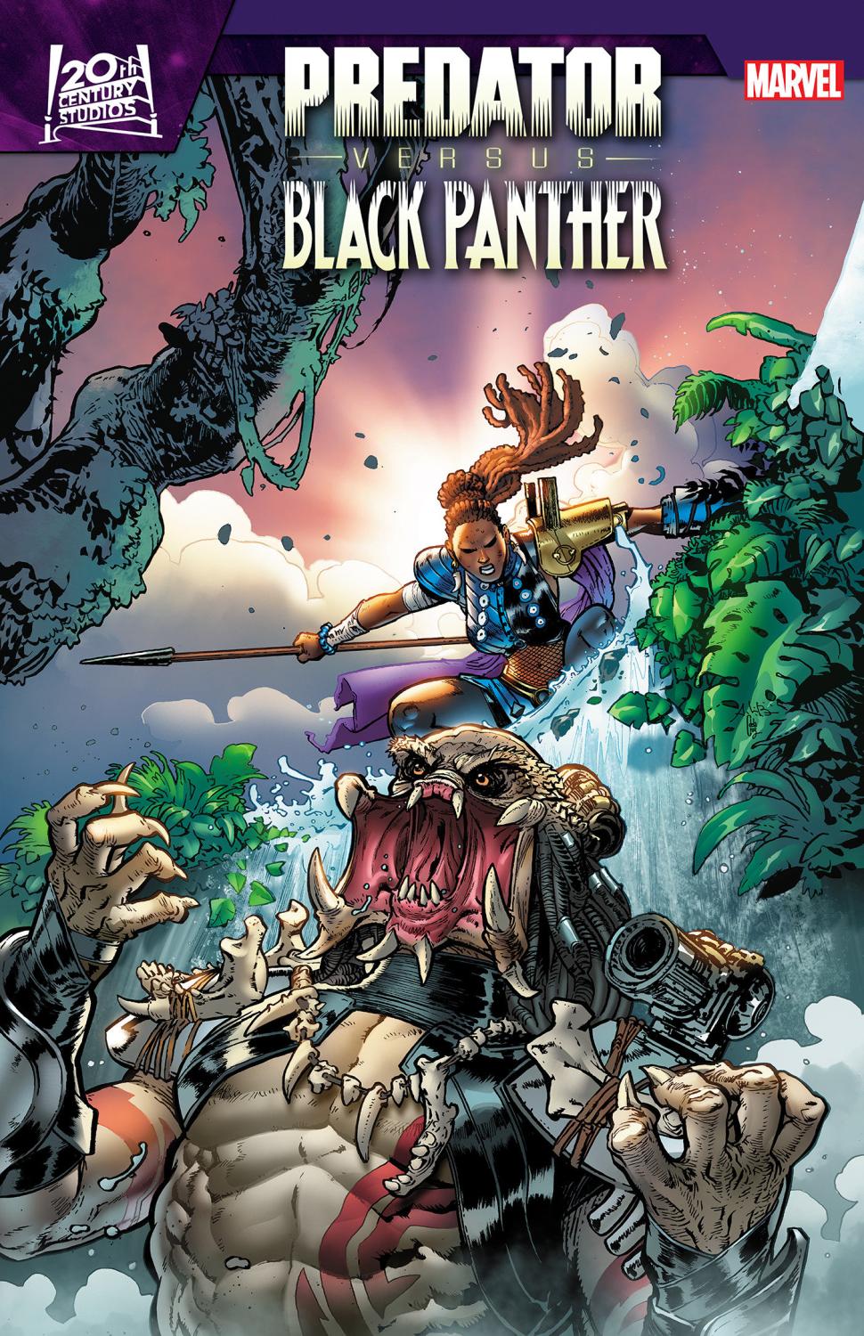 PREDATOR VS BLACK PANTHER #3 ANDREI BRESSAN VAR CVR B