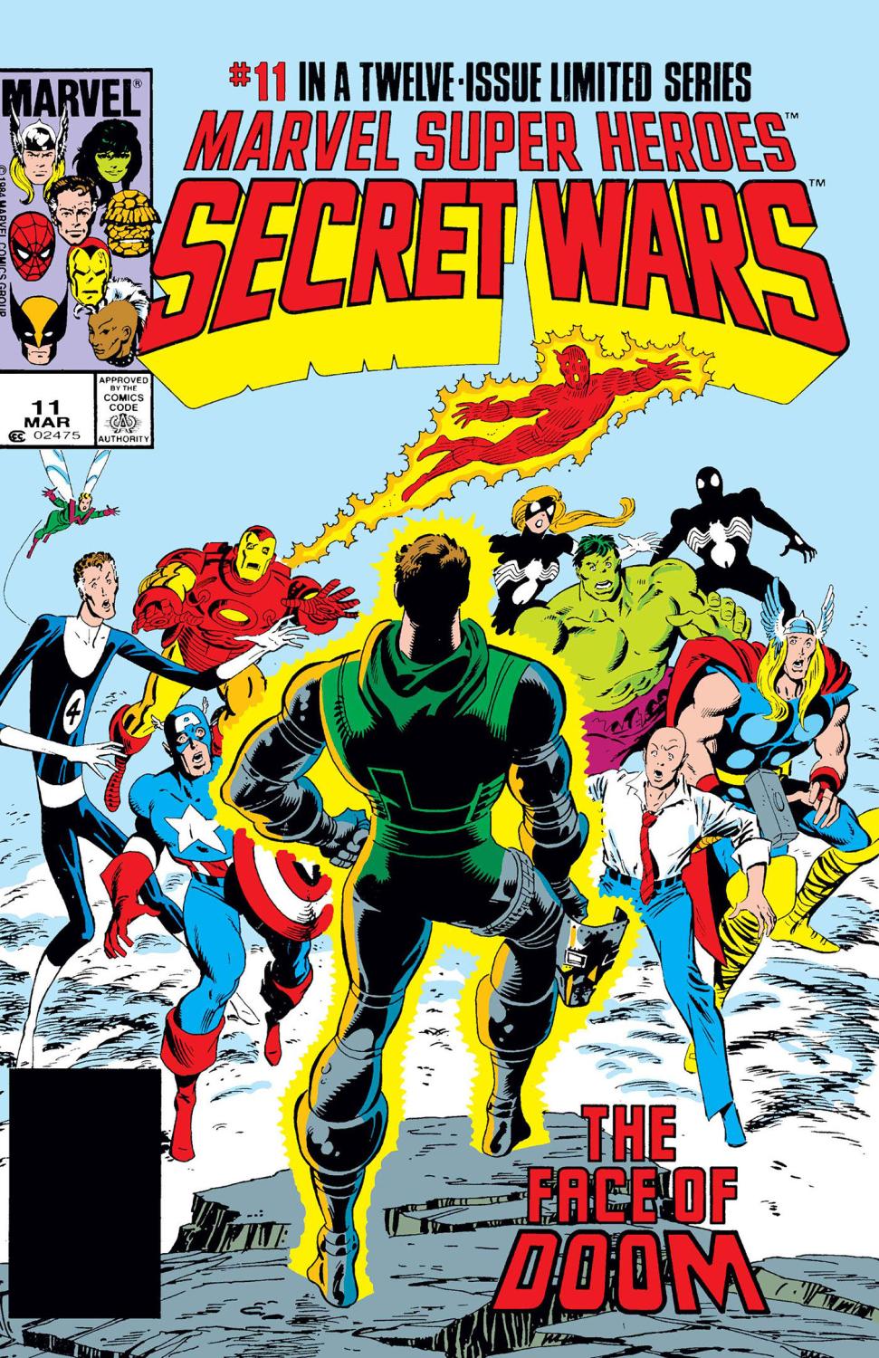 MARVEL SUPER HEROES SECRET WARS #11 FACSIMILE EDITION FOIL VAR CVR B