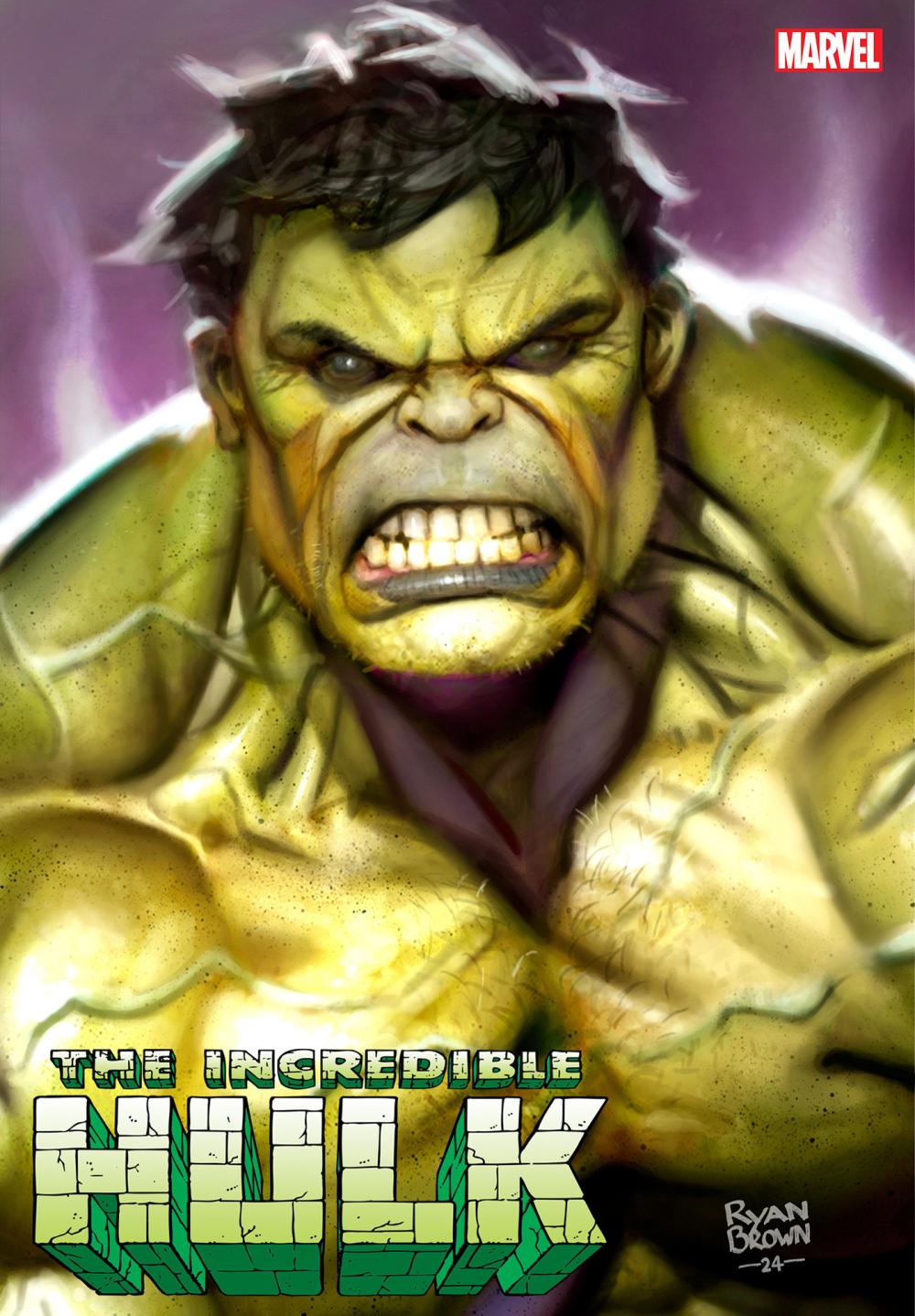 INCREDIBLE HULK #18 RYAN BROWN VAR CVR B (PRE-ORDER)