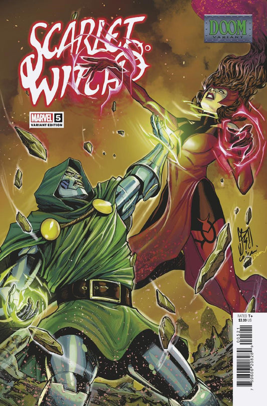 SCARLET WITCH #5 STEFANO CASELLI DOOM VAR CVR B (PRE-ORDER)