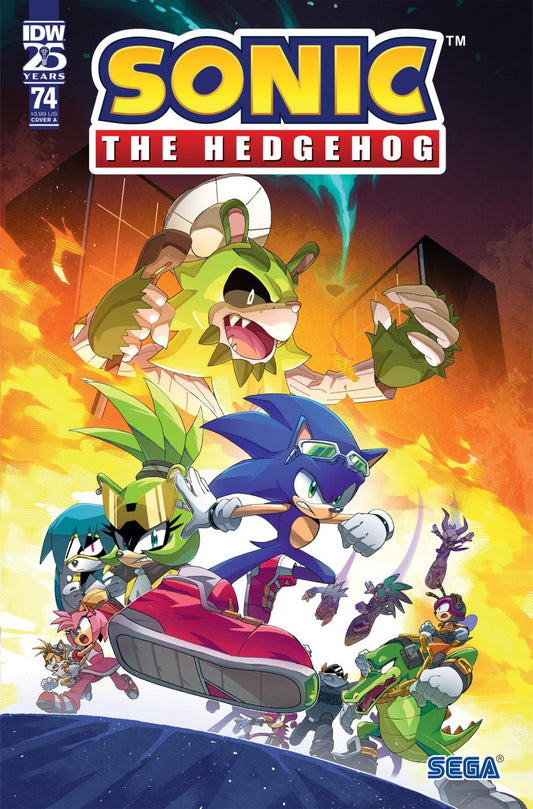 SONIC THE HEDGEHOG #74 COVER A ARQ CVR A (PRE-ORDER)