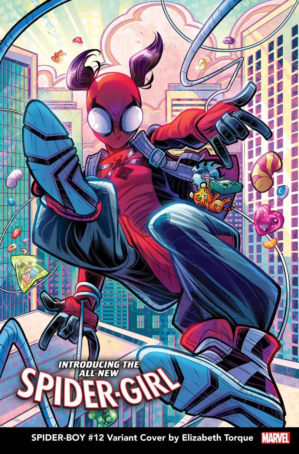 SPIDER-BOY #12 ELIZABETH TORQUE VAR CVR F