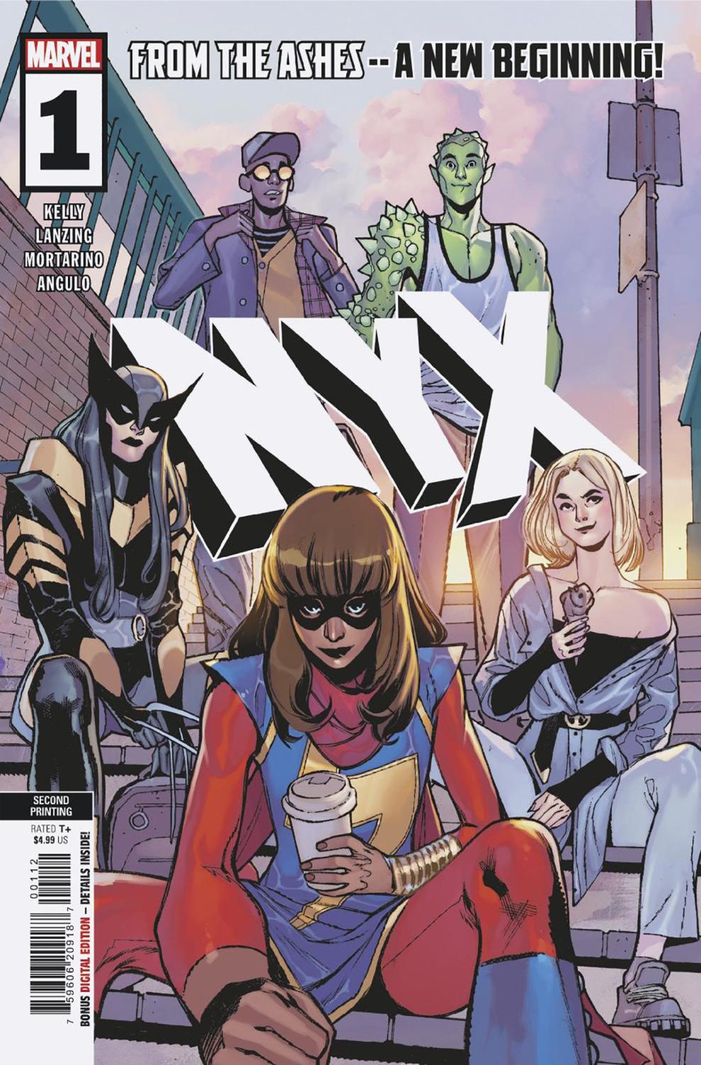 NYX #1 SARA PICHELLI 2ND PRINTING VAR CVR A