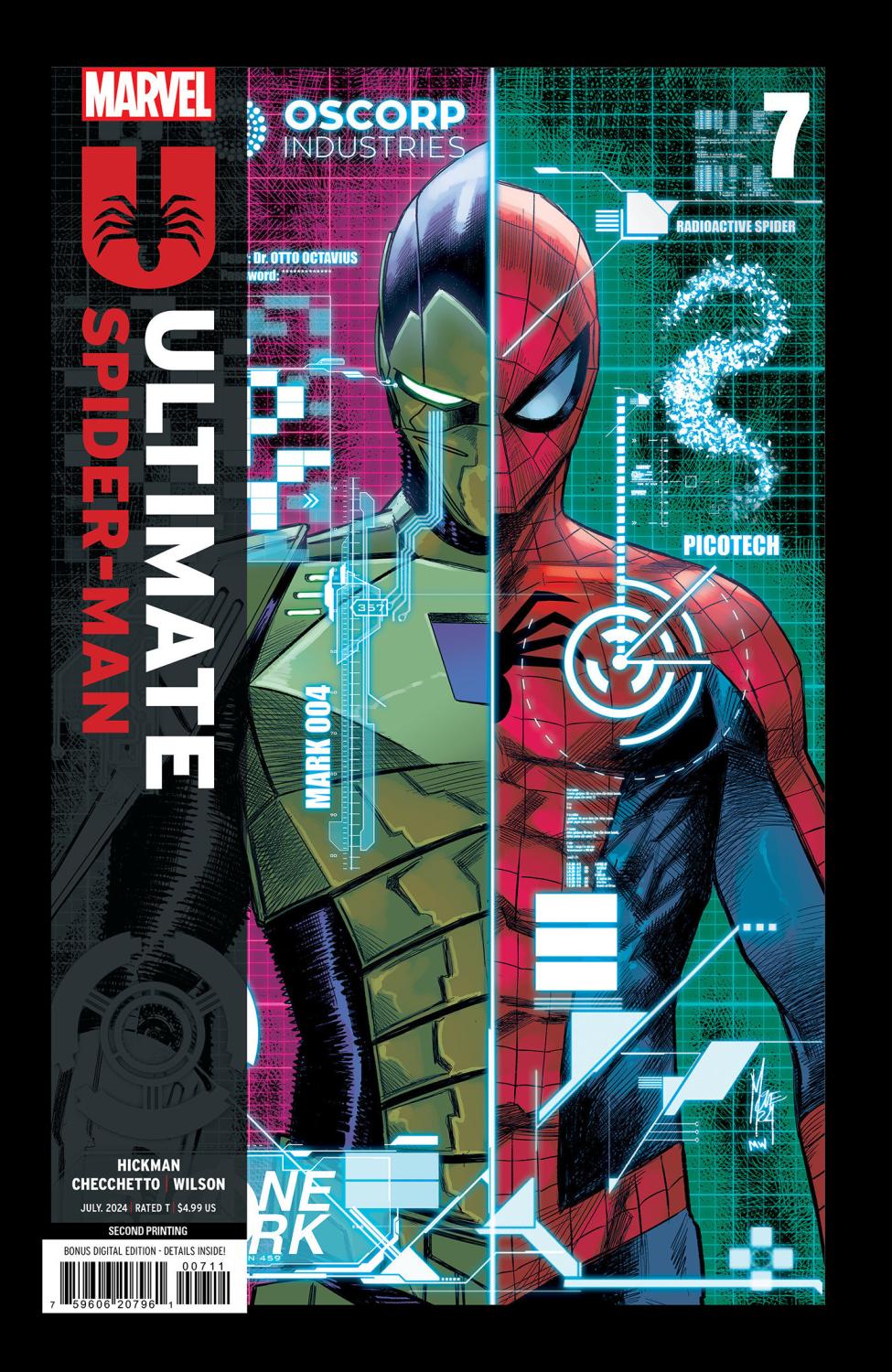 ULTIMATE SPIDER-MAN #7 MARCO CHECCHETTO 2ND PRINTING VAR