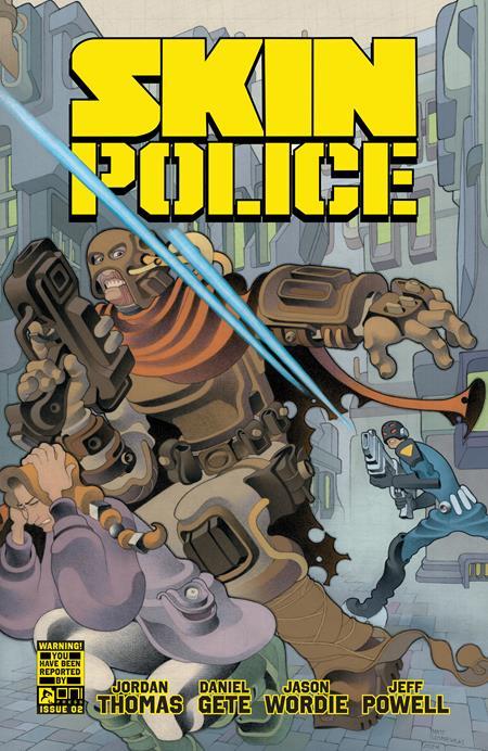 SKIN POLICE #2 CVR B MATT LESNIEWSKI AND DAVE STEWART VAR OF 4