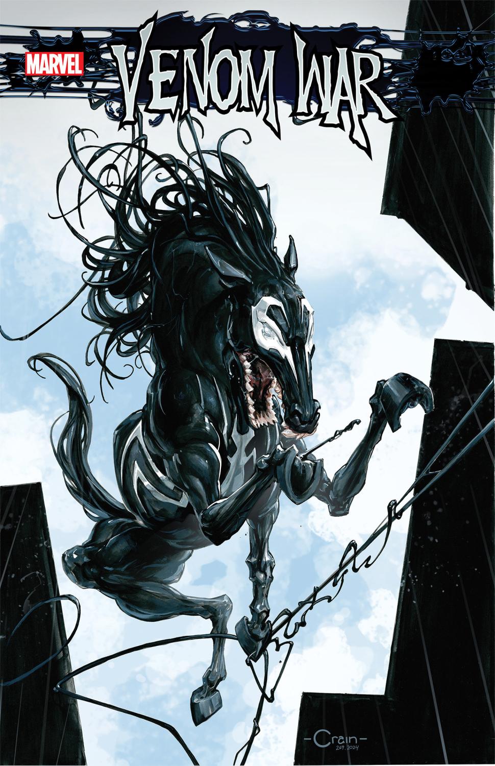 VENOM WAR #5 CLAYTON CRAIN VENOM HORSE VAR VW CVR F