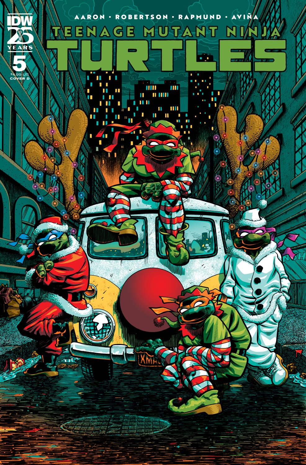 TEENAGE MUTANT NINJA TURTLES 2024 #5 VAR D J GONZO CVR D