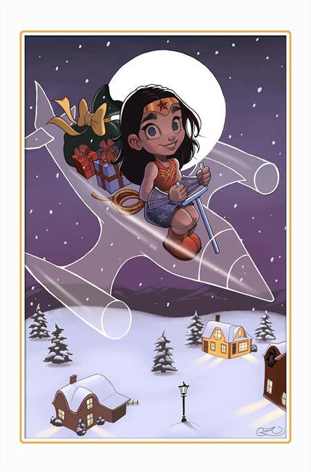 WONDER WOMAN #16 CVR D CHRISSIE ZULLO DC WINTER WONDERLAND CARD STOCK VAR