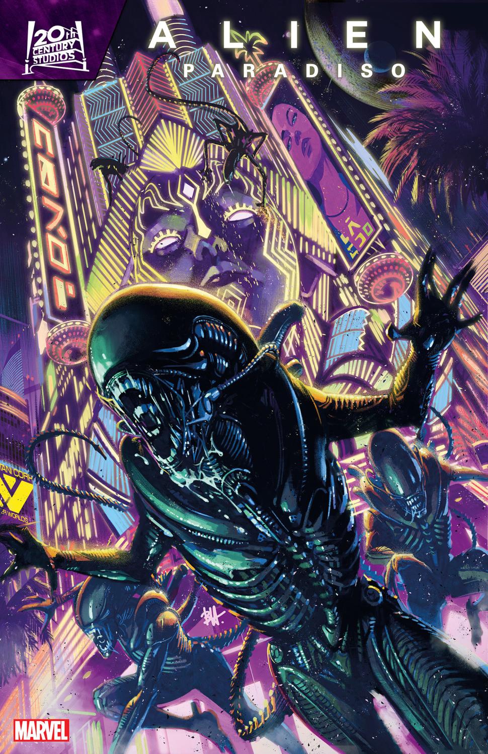 ALIEN PARADISO #1 BEN HARVEY VAR CVR B