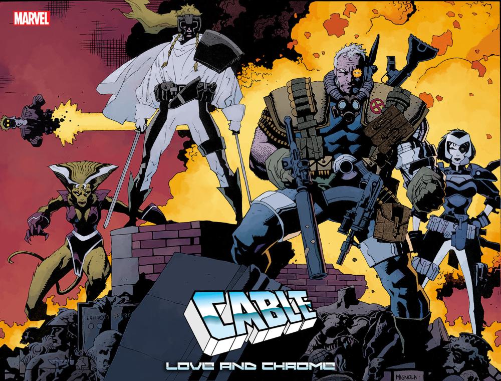 CABLE LOVE AND CHROME #1 MIKE MIGNOLA WRAPAROUND HIDDEN GEM VAR 1:50 INCV