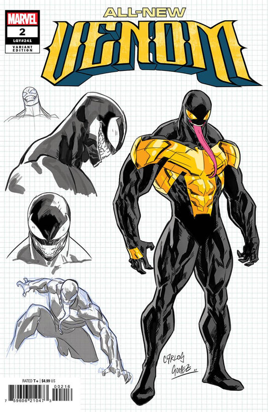 ALL-NEW VENOM #2 CARLOS GOMEZ DESIGN VAR 1:10 INCV