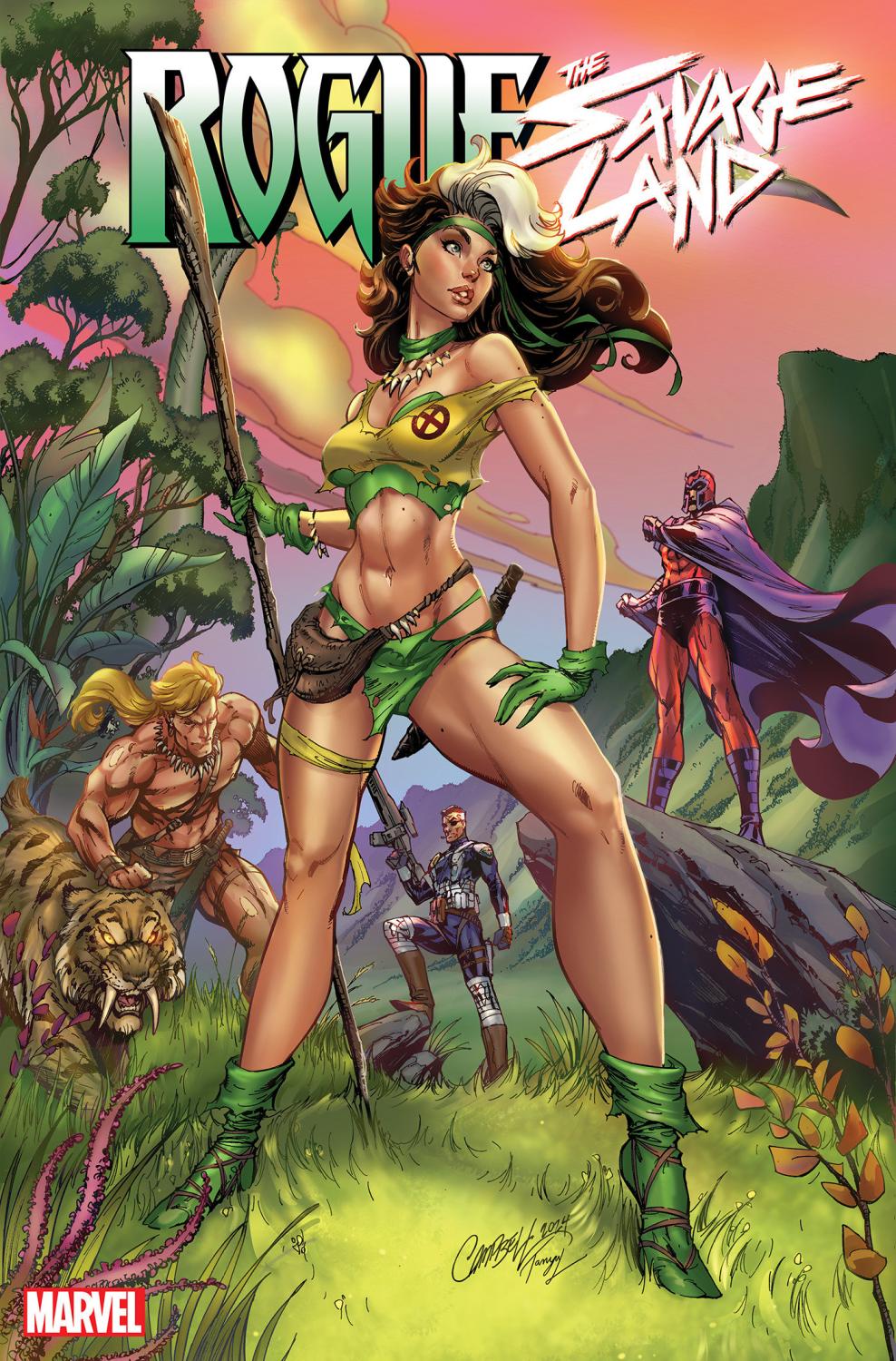 ROGUE THE SAVAGE LAND #1 J SCOTT CAMPBELL ROGUE VAR CVR E