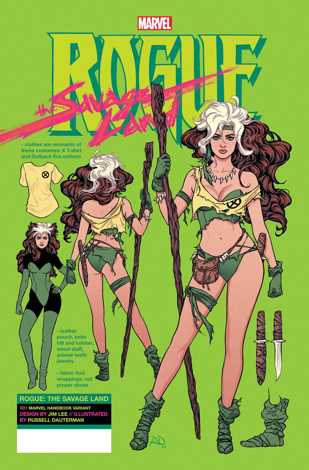 ROGUE THE SAVAGE LAND #1 RUSSELL DAUTERMAN VAR CVR B