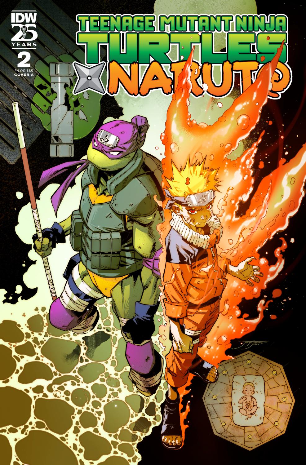 TEENAGE MUTANT NINJA TURTLES X NARUTO #2 COVER A JIMNEZ CVR A