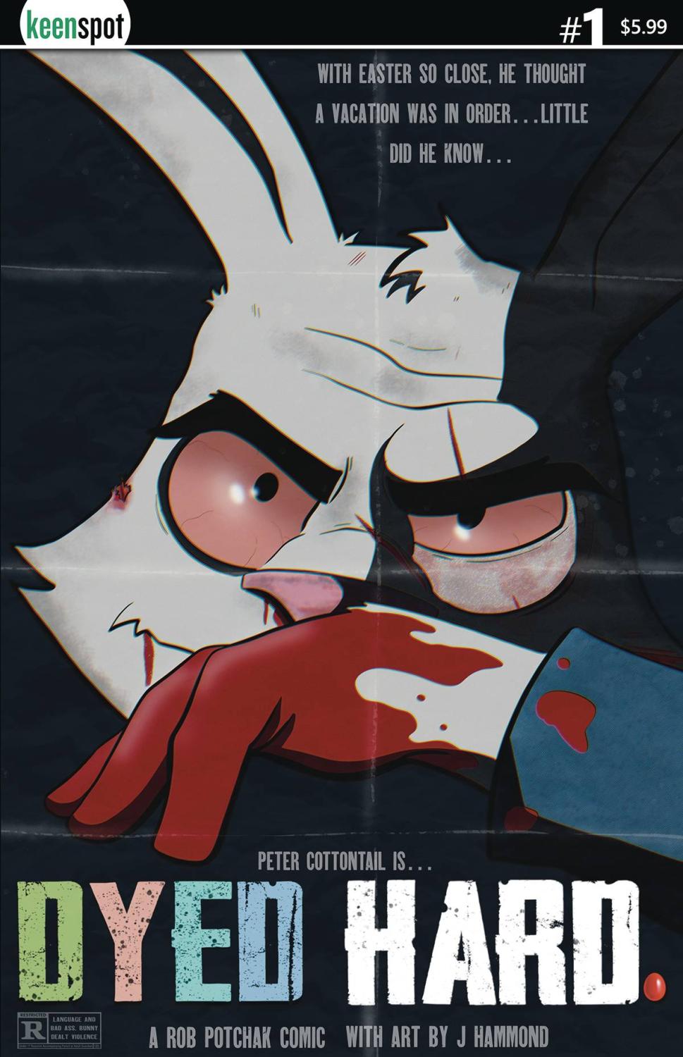 DYED HARD #1 CVR A J HAMMOND OF 3