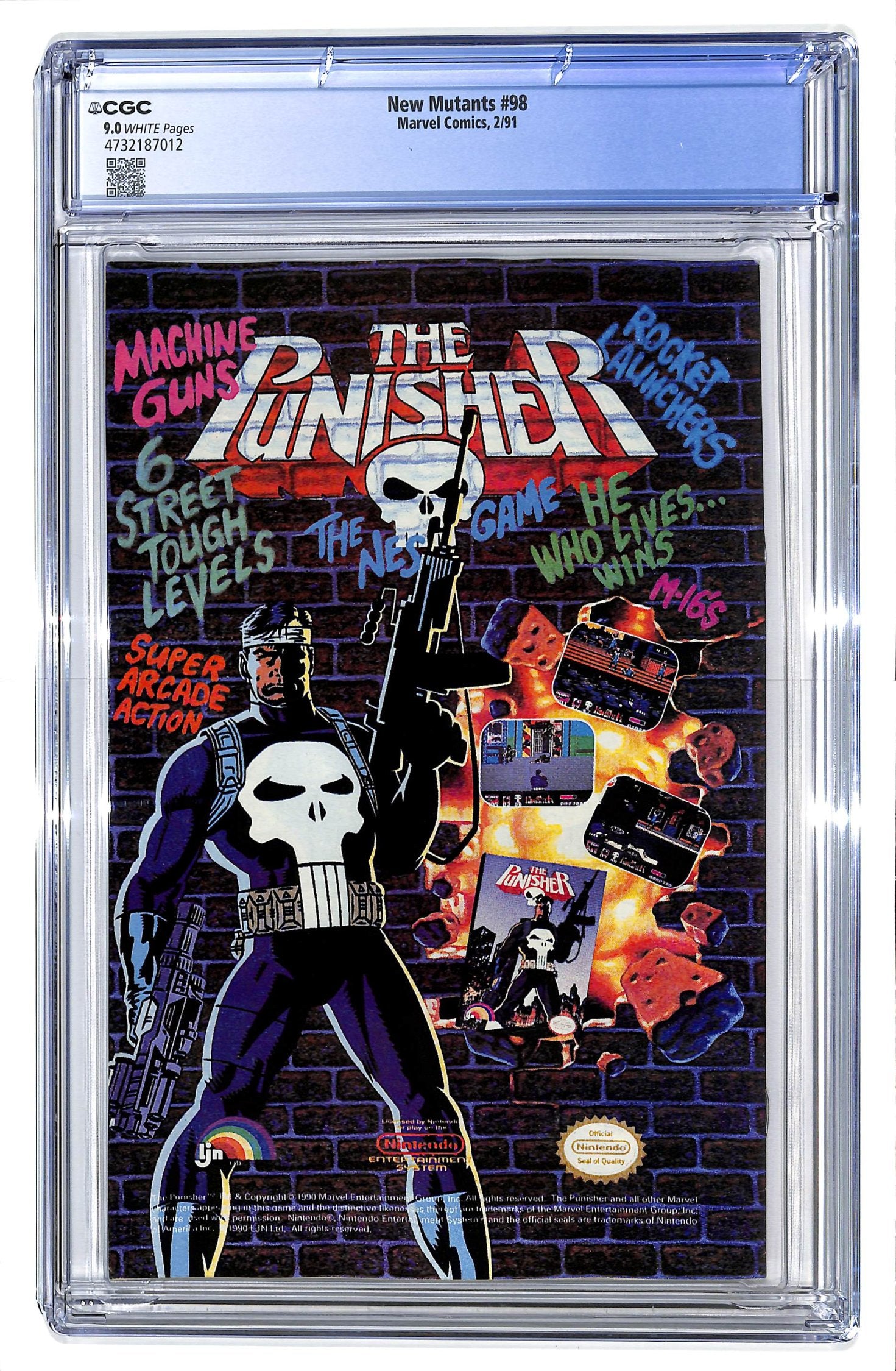 The New Mutants 1983 #98 Direct ed. - CGC 9.0 - $445.00