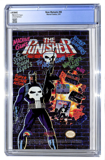 The New Mutants 1983 #98 Direct ed. - CGC 9.0 - $445.00