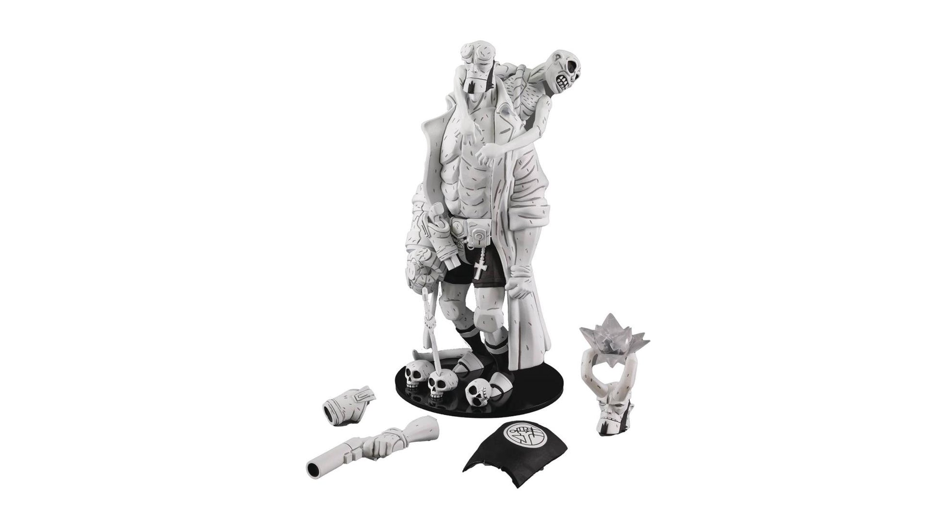 HELLBOY 30TH ANNIVERSARY PX EXCLUSIVE 12" BLACK & WHITE VINYL FIGURE