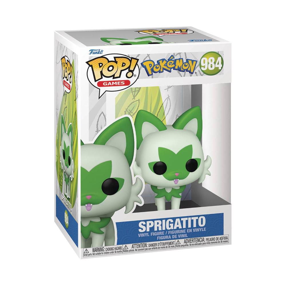 POP GAMES POKEMON SPRIGATITO VIN FIG