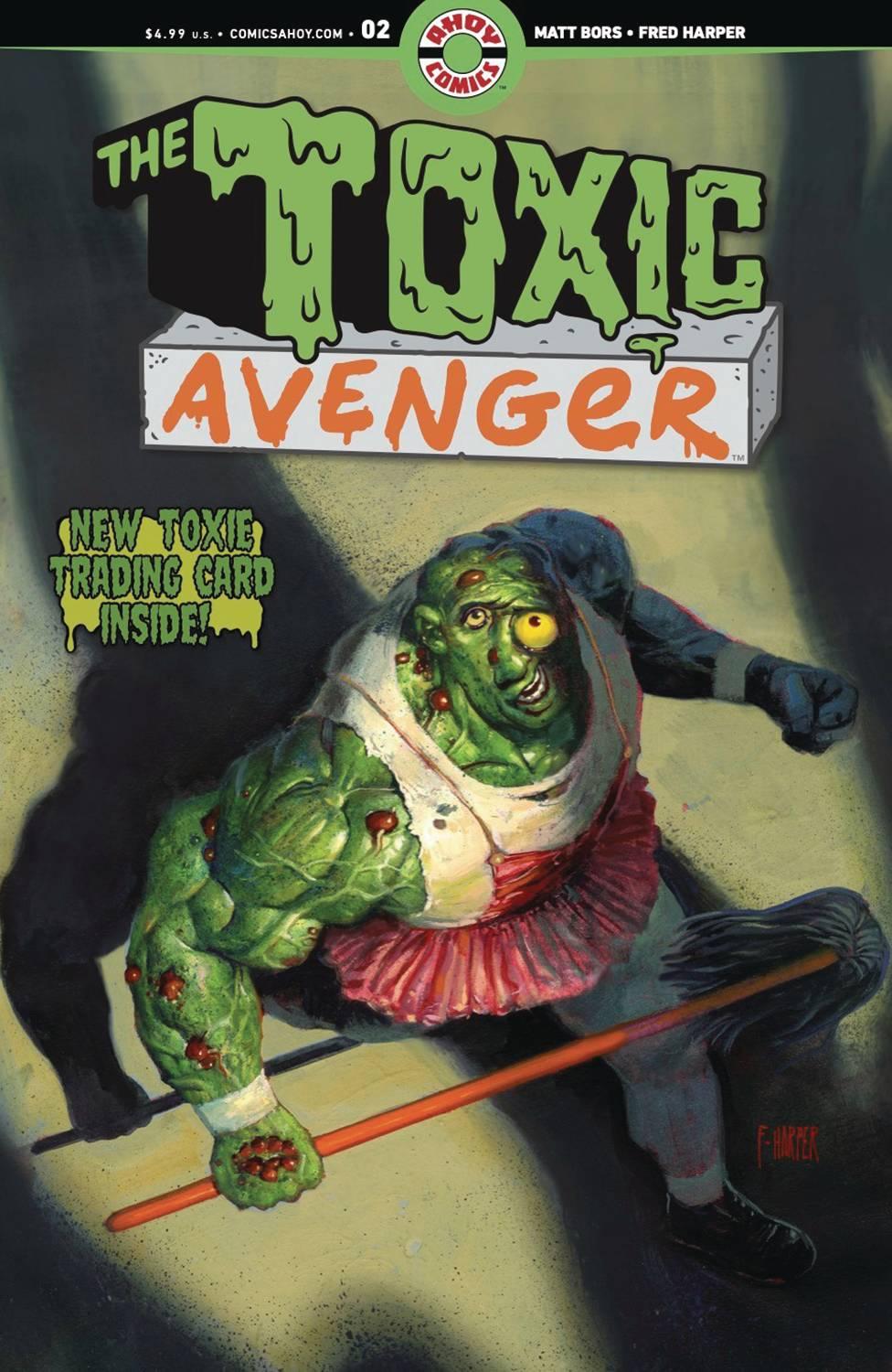 TOXIC AVENGER #2 CVR D HARPER BAGGED W TC CARD OF 5