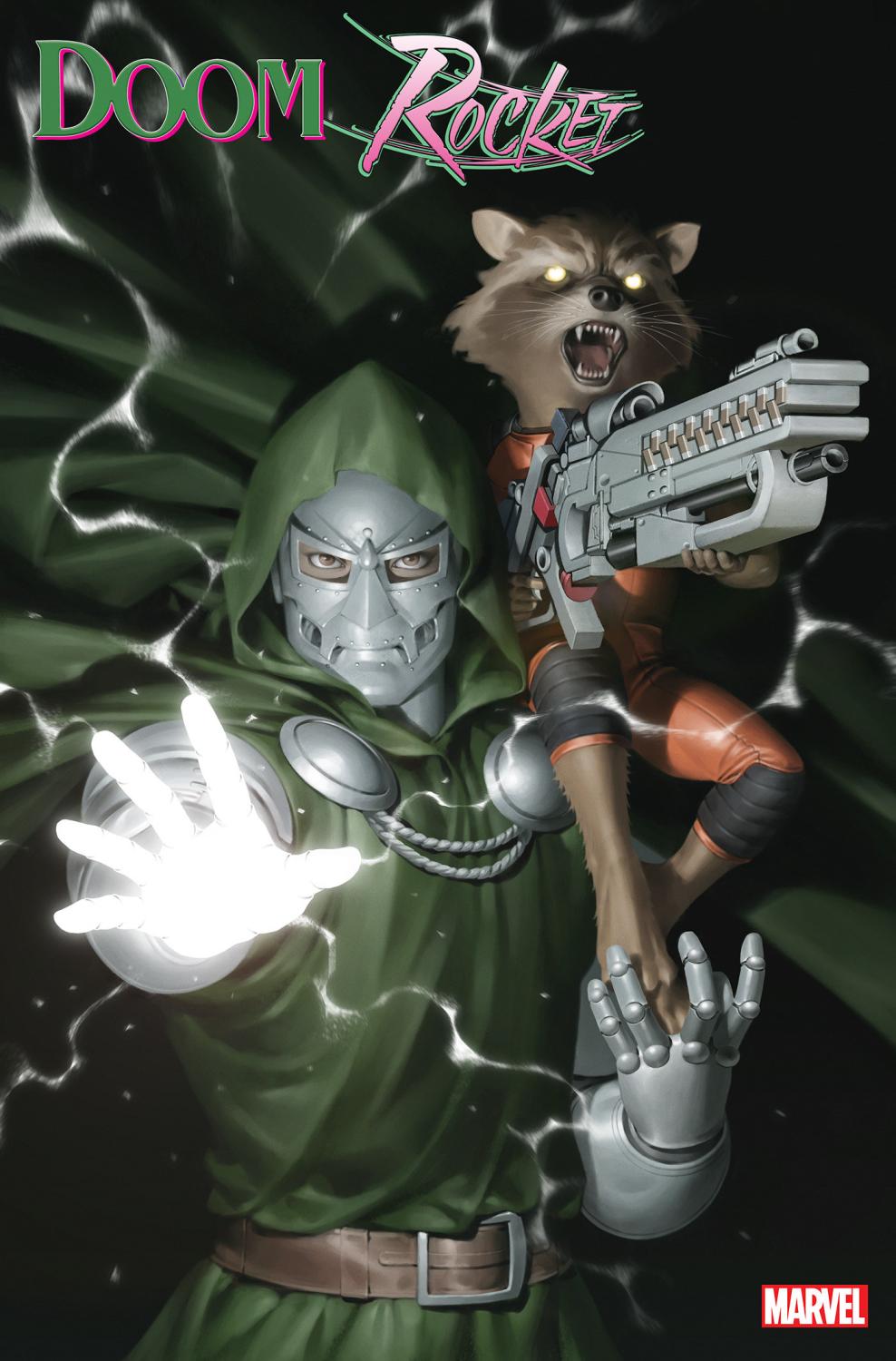 DOCTOR DOOM AND ROCKET RACCOON #1 JUNGGEUN YOON VAR 1:25 INCV