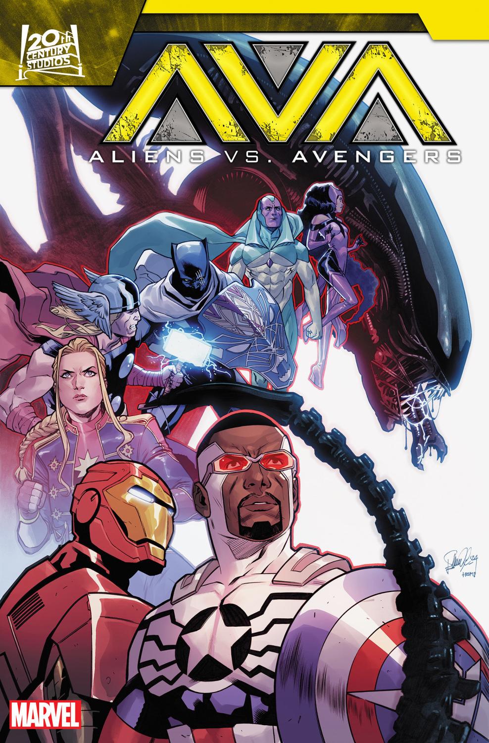 ALIENS VS AVENGERS #3 ELENA CASAGRANDE VAR CVR C