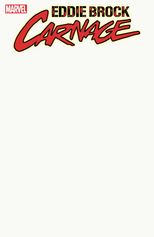EDDIE BROCK CARNAGE #1 BLANK COVER VAR CVR E