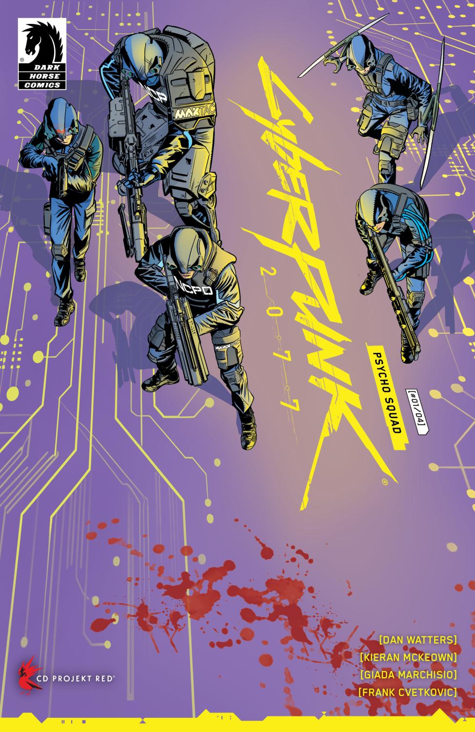 CYBERPUNK 2077 PSYCHO SQUAD #1 CVR A KIERAN MCKEOWN