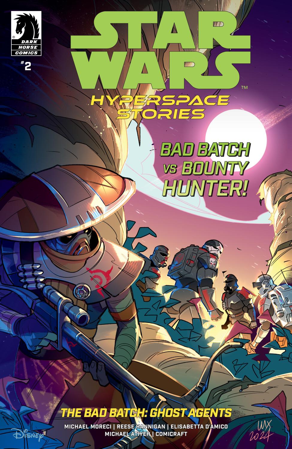 STAR WARS HYPERSPACE STORIES-THE BAD BATCH--GHOST AGENTS #2 CVR A VALERIA FA VOCCIA