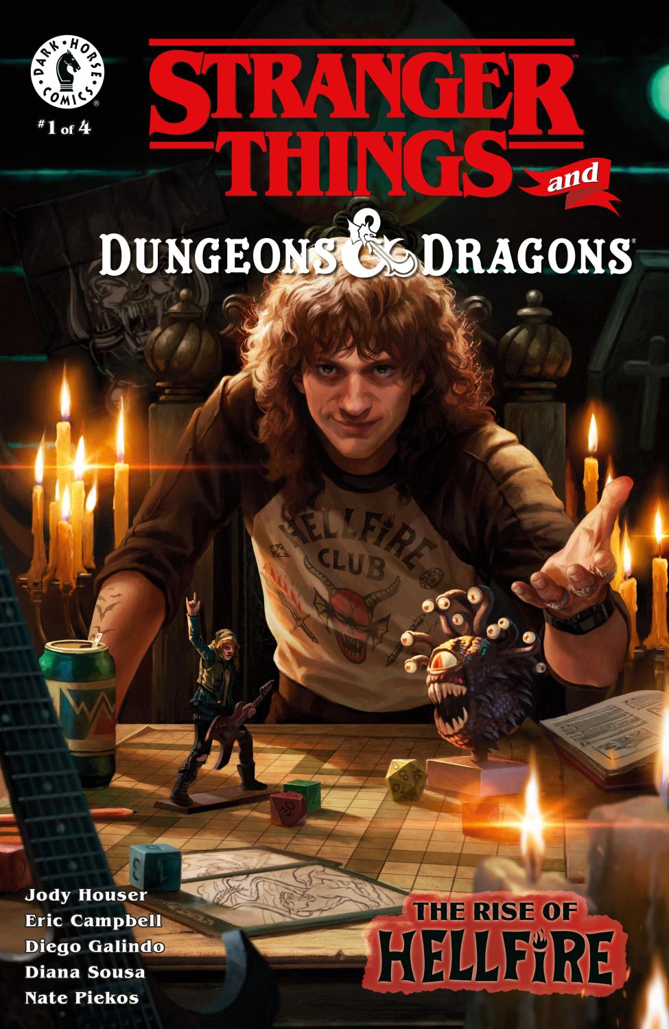 STRANGER THINGS AND DUNGEONS AND DRAGONS THE RISE OF HELLFIRE #1 CVR A MAGALI VILLANUEVE