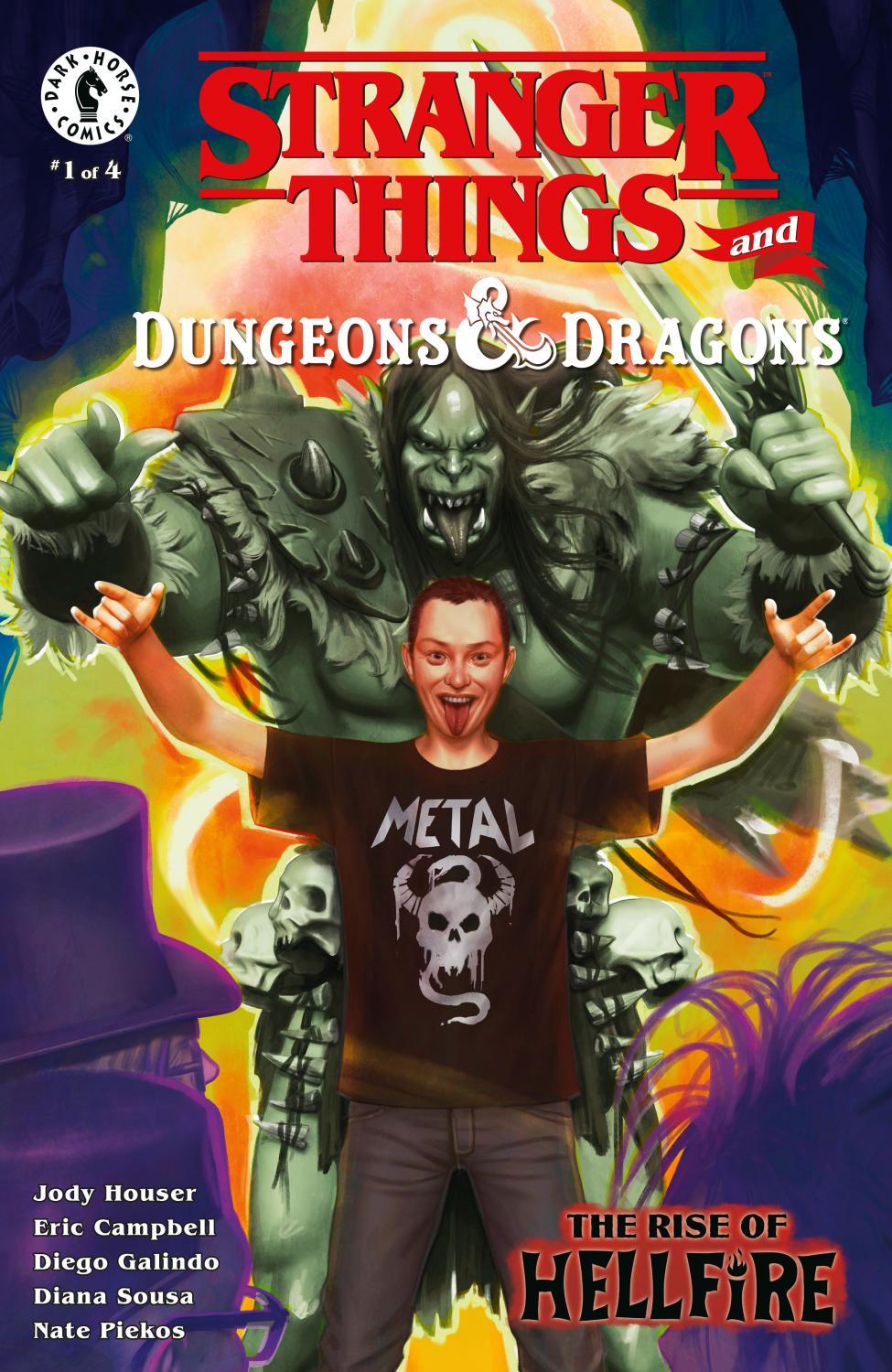 STRANGER THINGS AND DUNGEONS AND DRAGONS THE RISE OF HELLFIRE #1 CVR C REBECA PUEBLAR