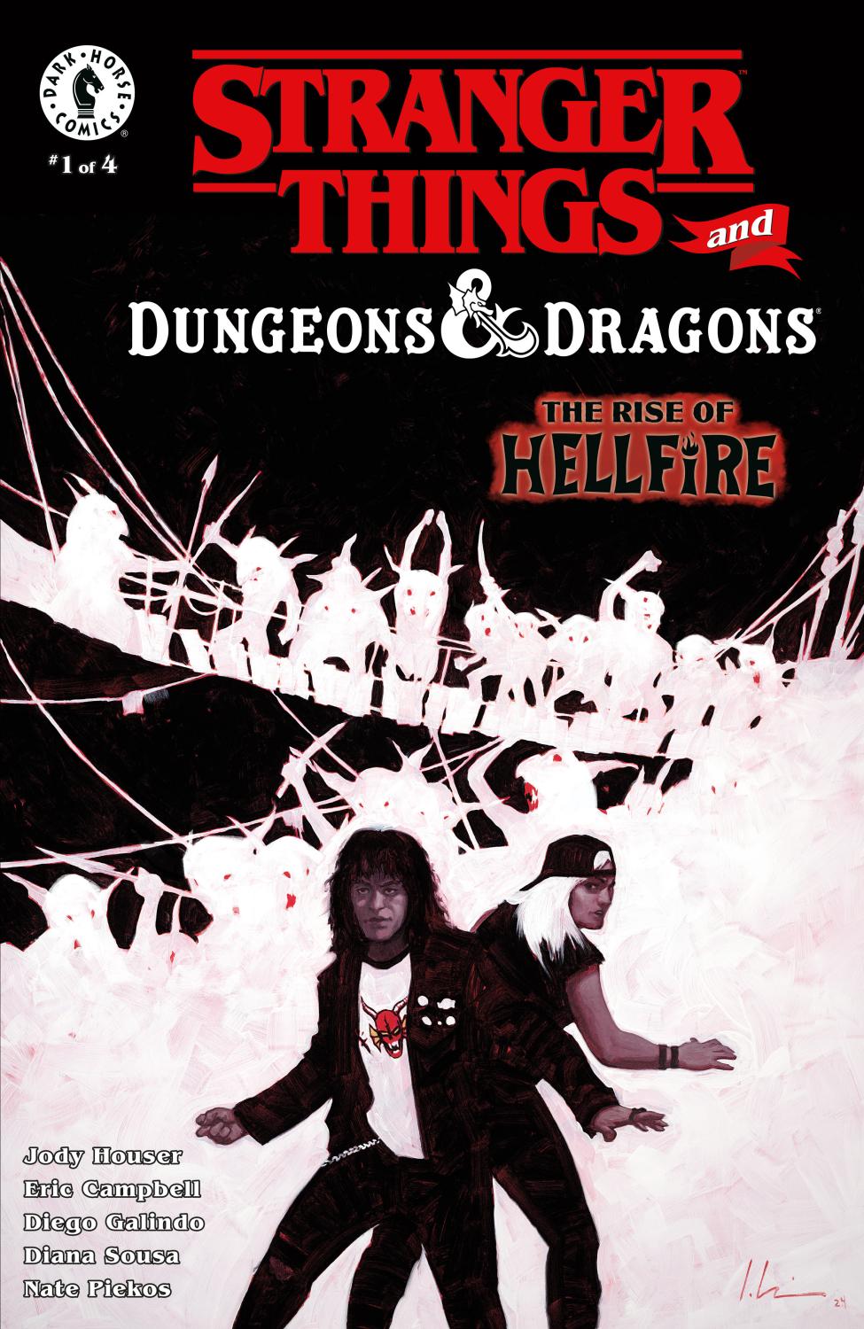 STRANGER THINGS AND DUNGEONS AND DRAGONS THE RISE OF HELLFIRE #1 CVR D JEREMY WILSON