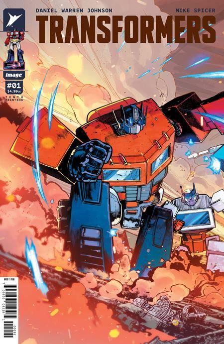 TRANSFORMERS #1 TENTH PRINTING CVR I ANDREI BRESSAN AND ADRIANO LUCAS CONNECTING VAR