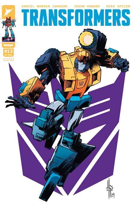 TRANSFORMERS #13 SECOND PRINTING CVR A JASON HOWARD DECEPTICON