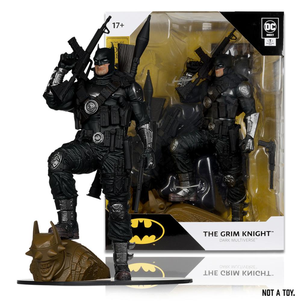 DC DIRECT 12" POSED STATUE THE GRIM KNIGHT GOLD LABEL