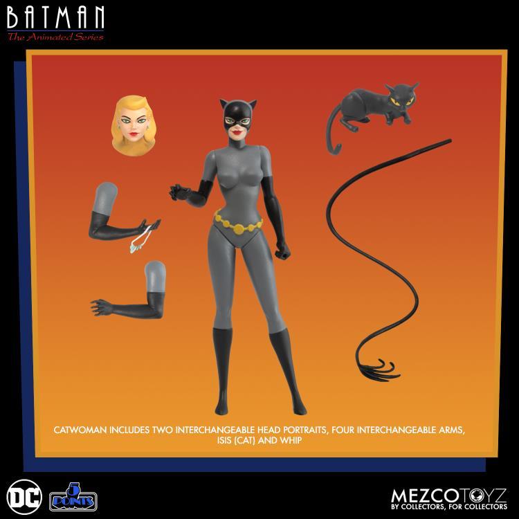 DC BATMAN THE ANIMATED SERIES 5 POINTS CATWOMAN AF