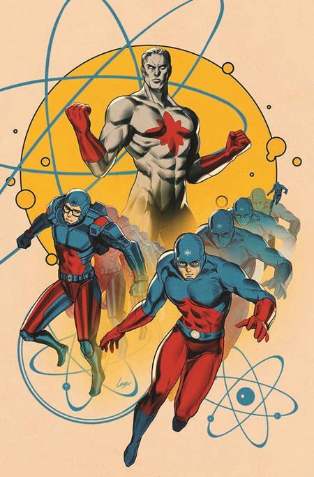 JUSTICE LEAGUE THE ATOM PROJECT #2 CVR B LESLEY LEIRIX LI CARD STOCK VAR OF 6