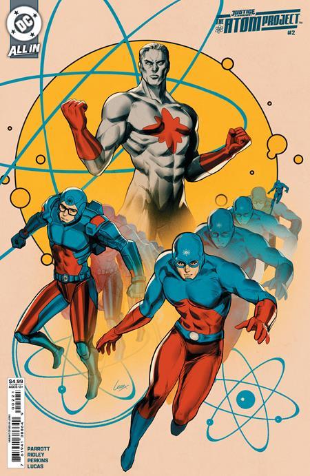 JUSTICE LEAGUE THE ATOM PROJECT #2 CVR B LESLEY LEIRIX LI CARD STOCK VAR OF 6