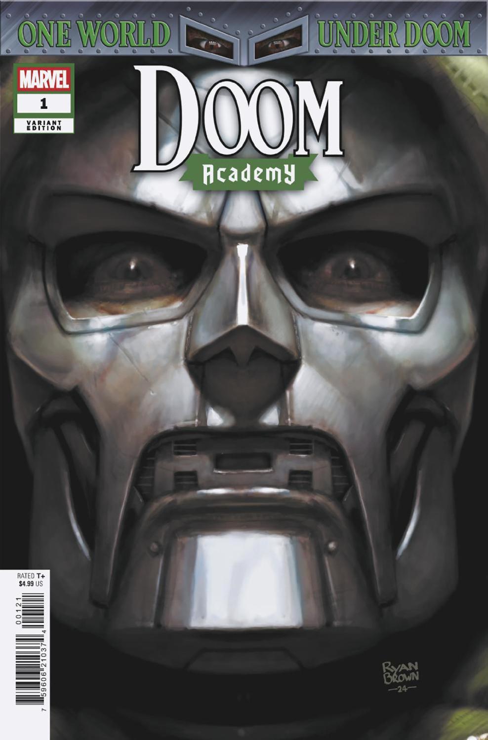 DOOM ACADEMY #1 RYAN BROWN VAR DOOM CVR B