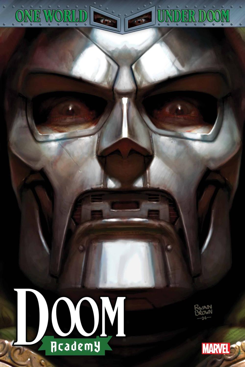 DOOM ACADEMY #1 RYAN BROWN VAR DOOM CVR B