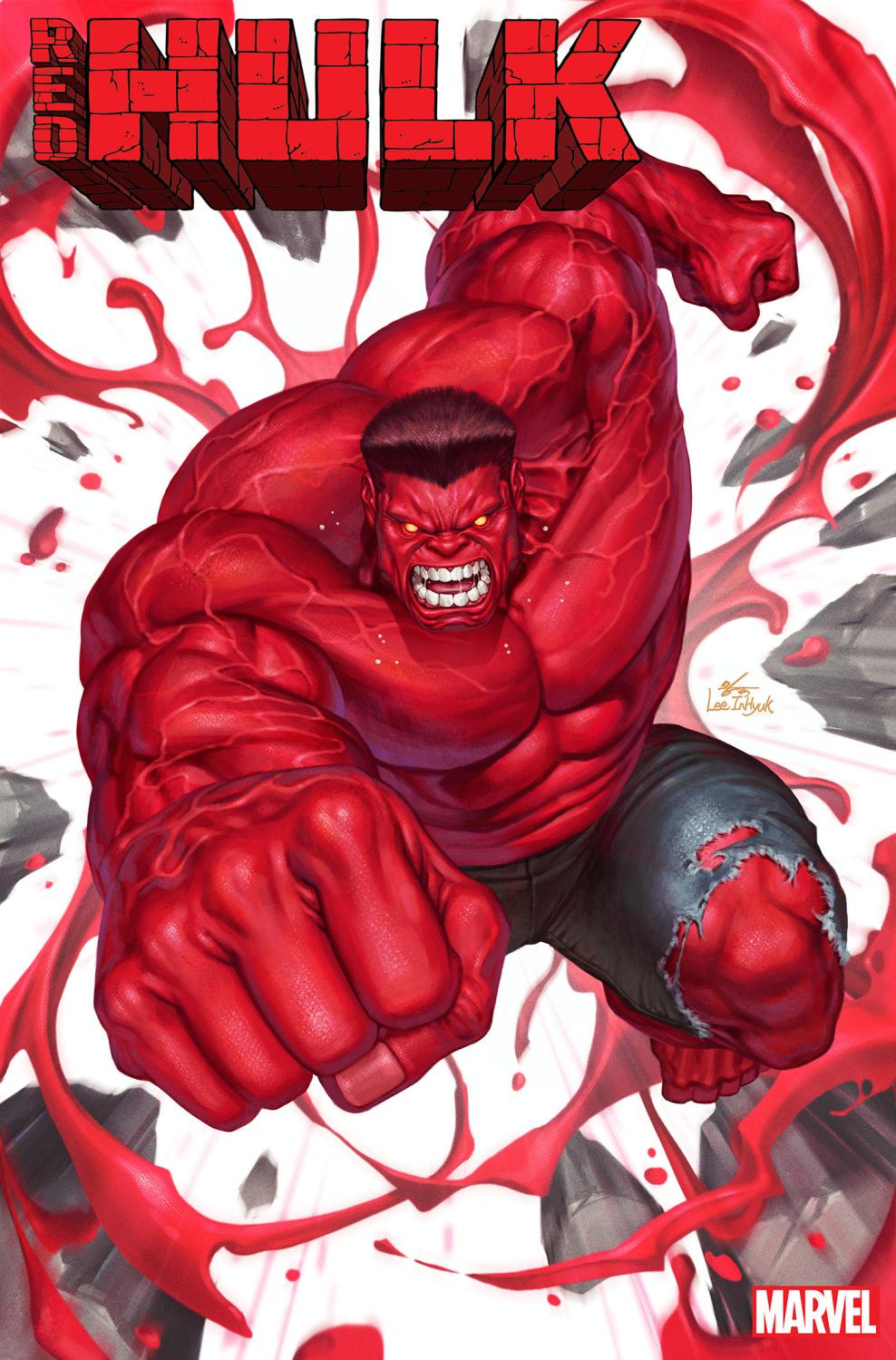 RED HULK #1 INHYUK LEE VAR DOOM 1:25 INCV