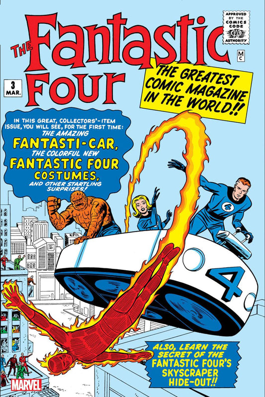 FANTASTIC FOUR #3 FACSIMILE EDITION POSTER