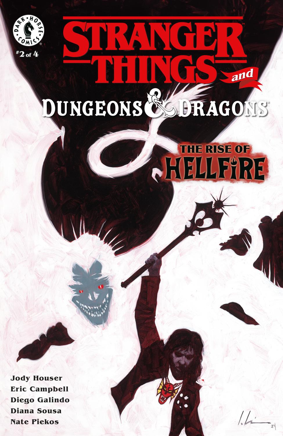 STRANGER THINGS AND DUNGEONS AND DRAGONS THE RISE OF HELLFIRE #2 CVR D JEREMY WILSON