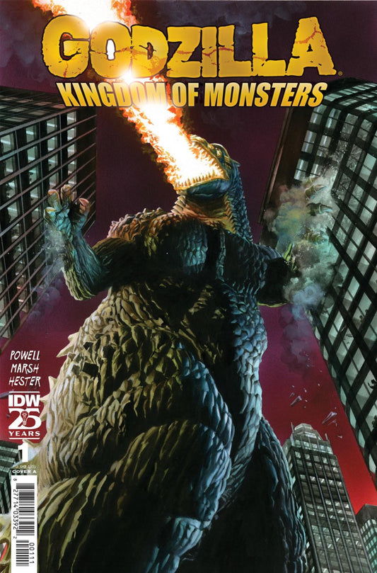 GODZILLA 70TH ANNIVERSARY FOIL CLASSICS GODZILLA KINGDOM OF MONSTERS #1 ROSS CVR A