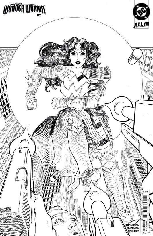 ABSOLUTE WONDER WOMAN #2 2ND PRINT 1:25 QUALIFYING VAR CVR INCV