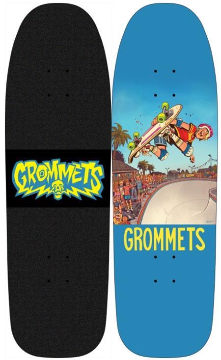 GROMMETS SKATEBOARD DECK BRETT PARSON "BLUE"